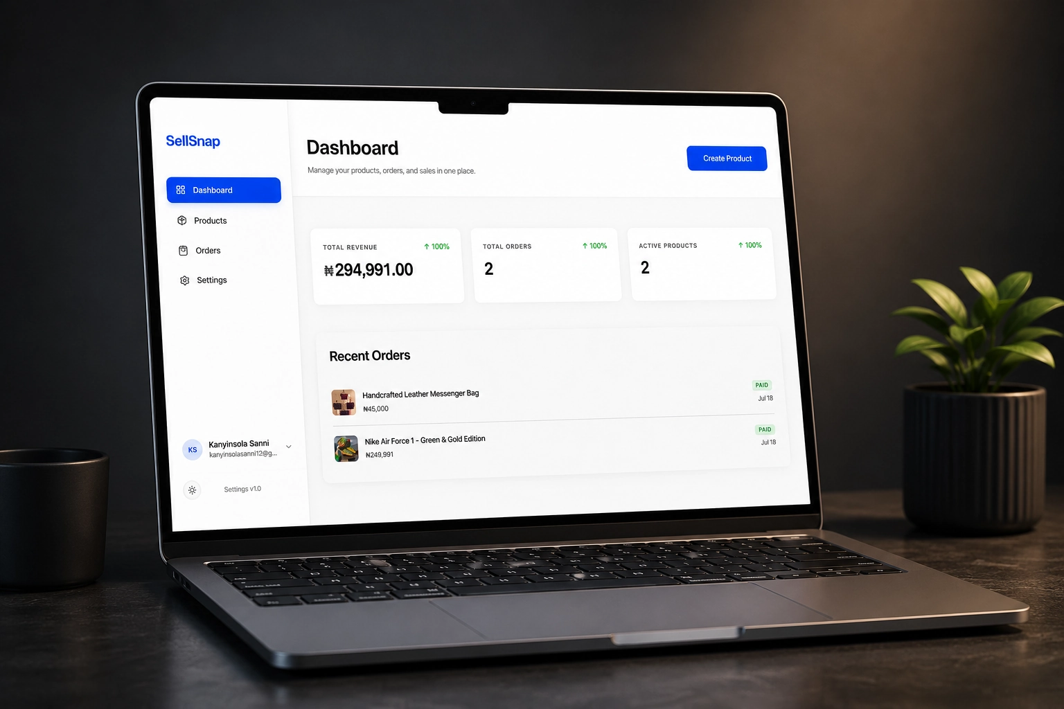 SellSnap Showcase Mockup 4