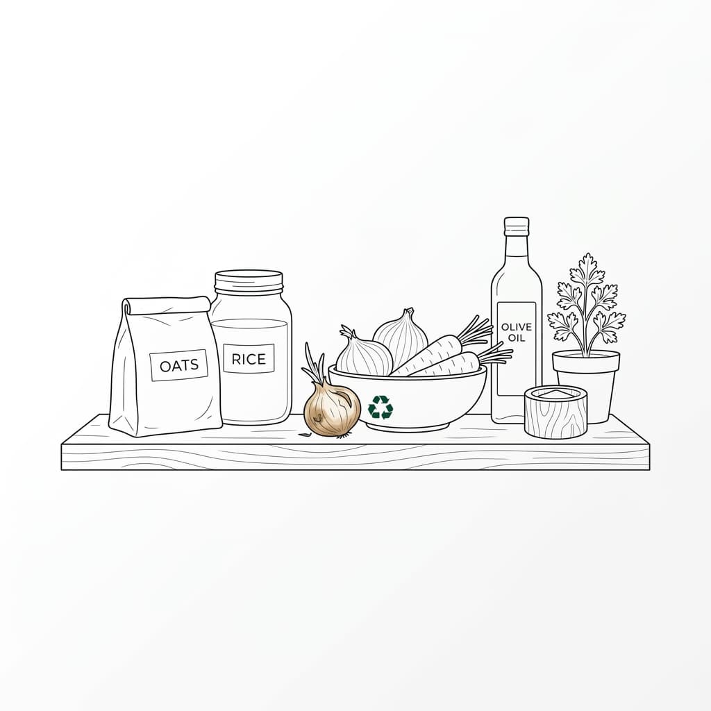 Food Waste Illustration