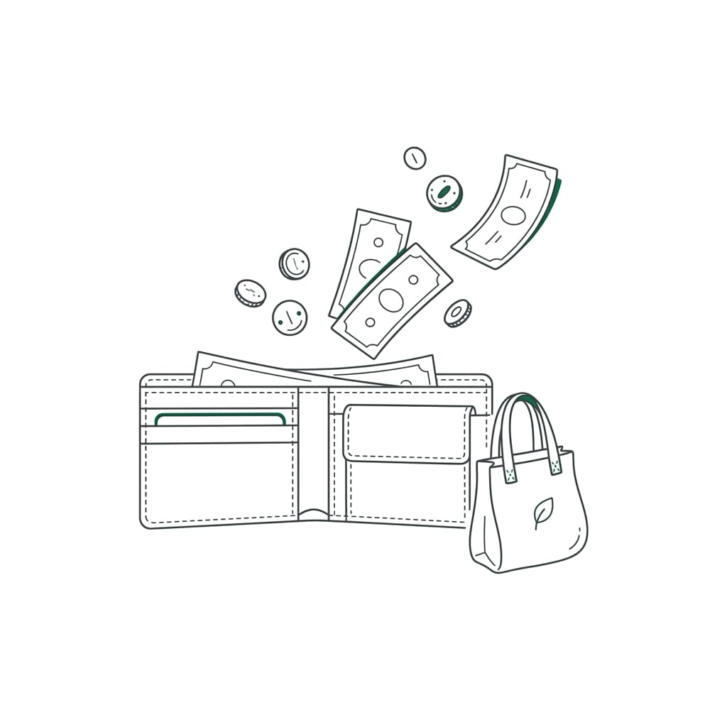 Grocery Spending Illustration