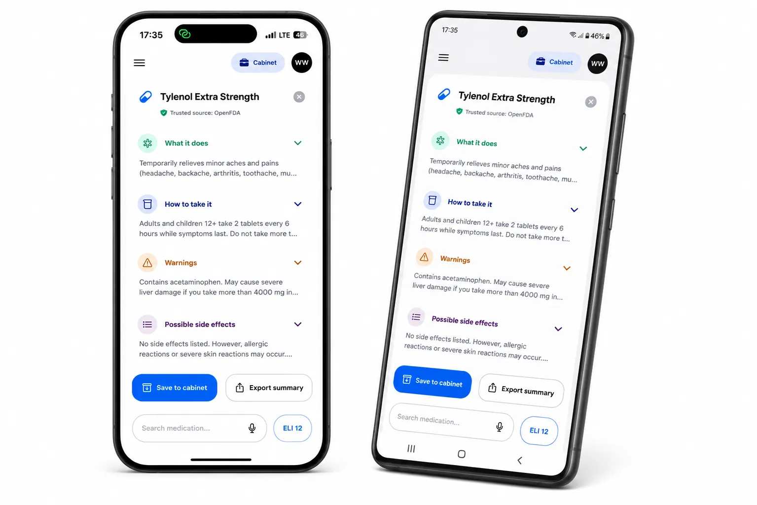 Search Results Screen